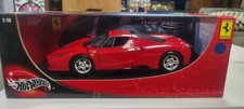Hot Wheels 1:18 Ferrari Enzo Red Diecast Model Car 100% Hot Wheels Elite NIB