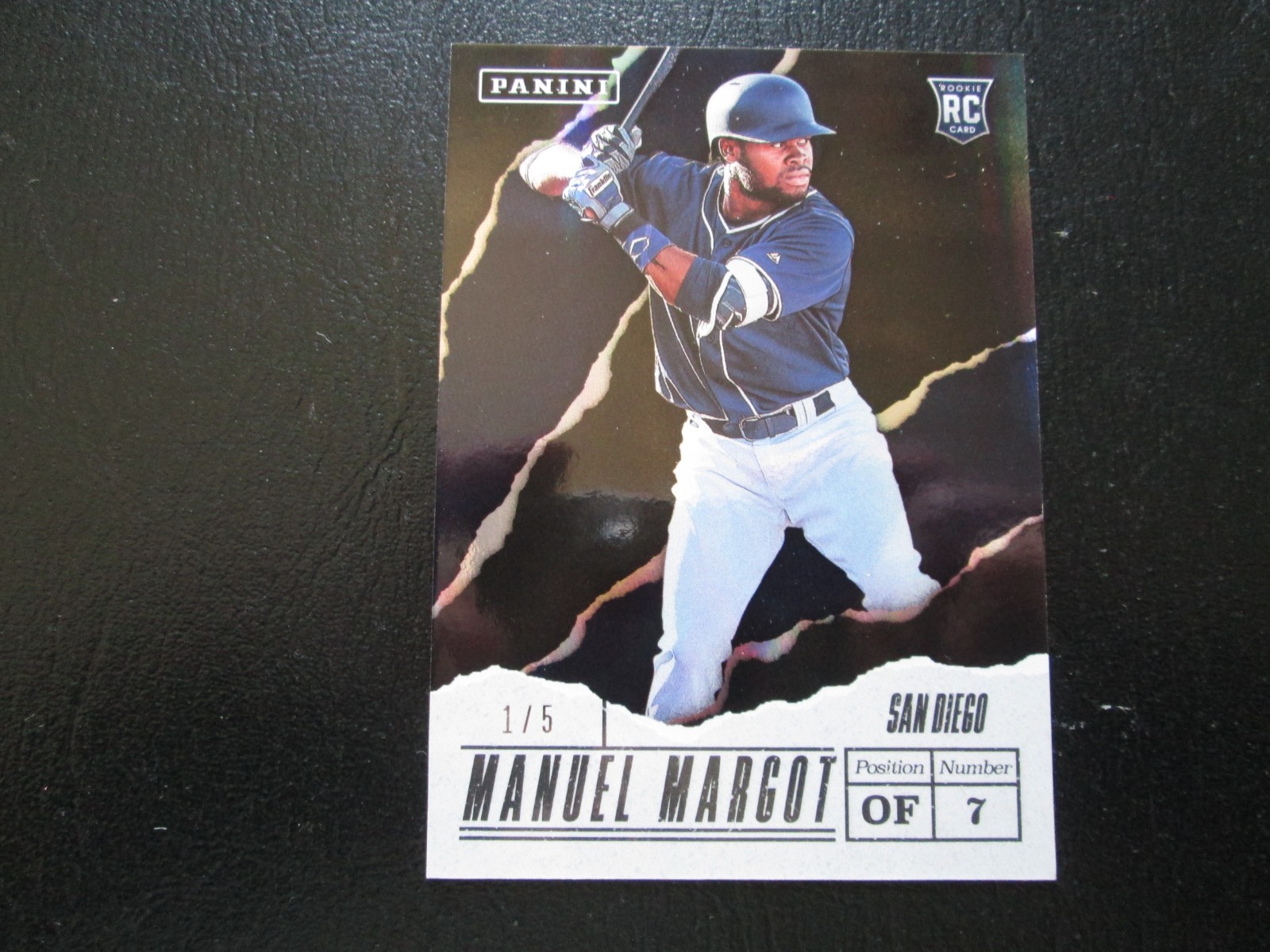 MANUEL MARGOT 2017 PANINI FATHERS DAY PRIZM PARALLEL SSP ROOKIE CARD # 1/5