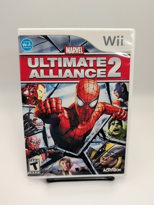 Marvel Ultimate Alliance 2 Nintendo Wii 2009 CIB Complete Tested Activision