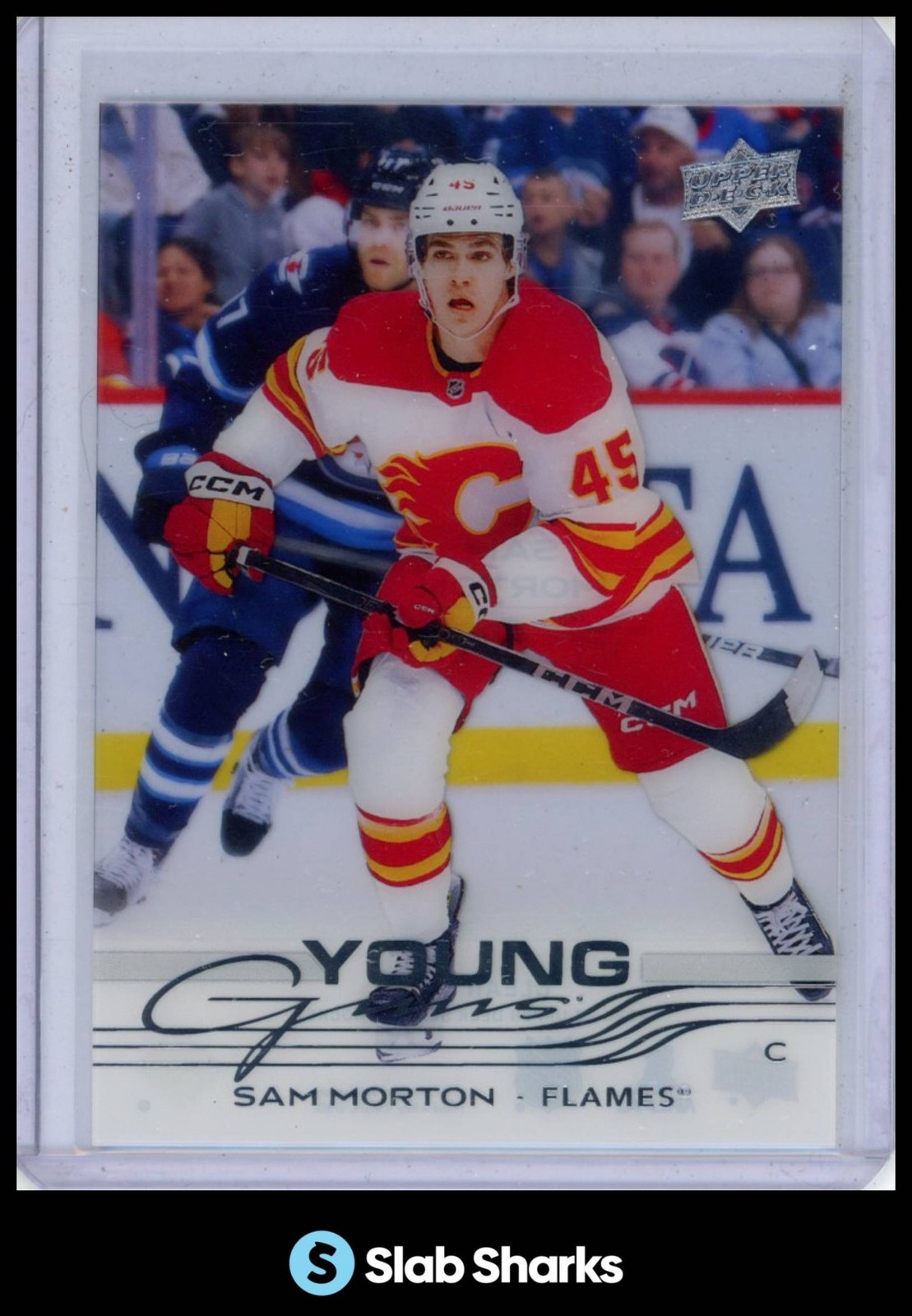 2025 UPPER DECK SERIES 1 #215 SAM MORTON CLEAR CUT YOUNG GUNS RC ROOKIE