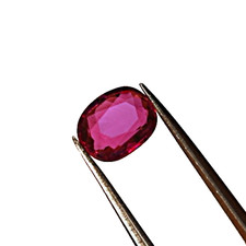 Ruby .64 Ct Genuine Natural Oval Ruby Loose Stone Gemstone 7 X 5 mm 5.97X4.68 