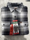Orvis Classic Collection Men’s Plaid Flannel Shirt Gray Size M New Tags