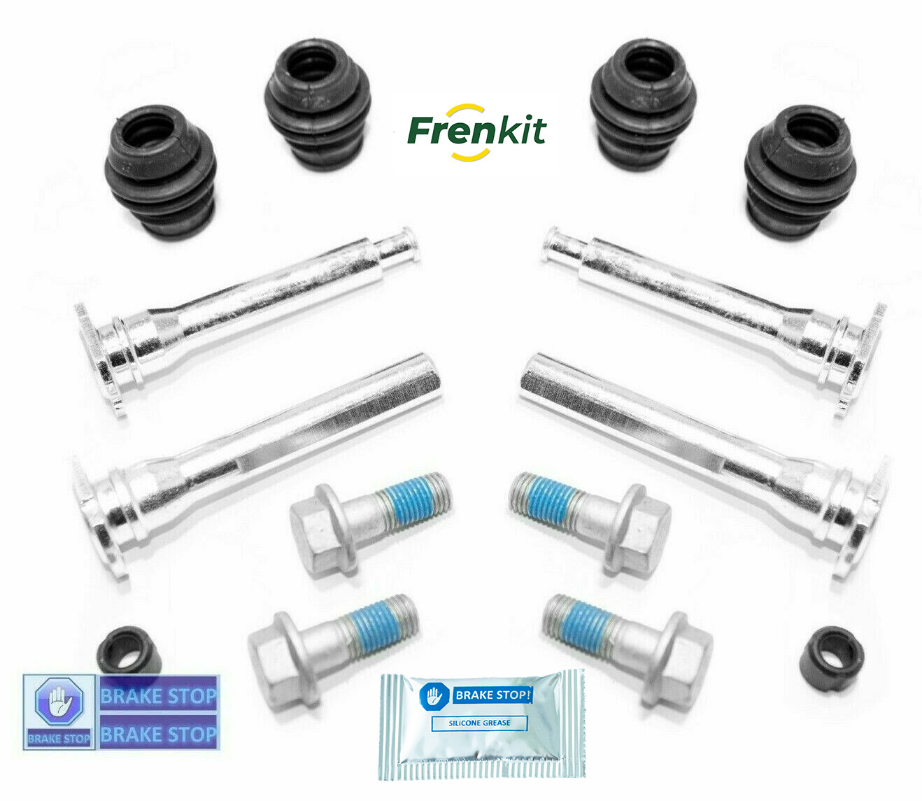 2x FRONT BRAKE CALIPER GUIDE SLIDER PIN KITS FITS Subaru Forester 97>02 (9,8mm)