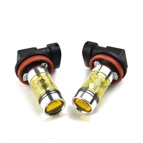 Pair LED H11/H8 4300K Yellow 100W 1000LM Car Fog Driving Lights Bulbs Headlight - Picture 11 of 19