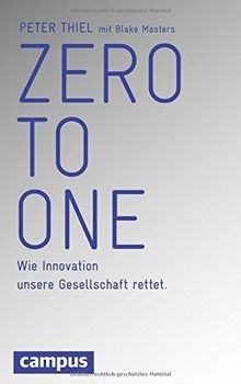 Zero to One: Wie Innovation unsere Gesellschaft rettet v... | Buch | Zustand gut
