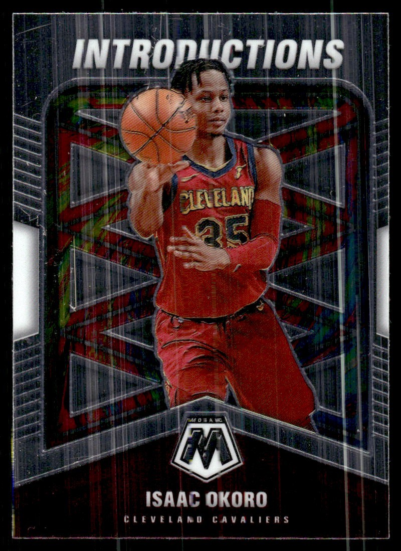 2020-21 Panini Mosaic Introductions Isaac Okoro Cleveland Cavaliers #3