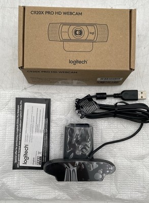 NEW OPEN BOX Logitech C920x Pro HD Webcam - Black