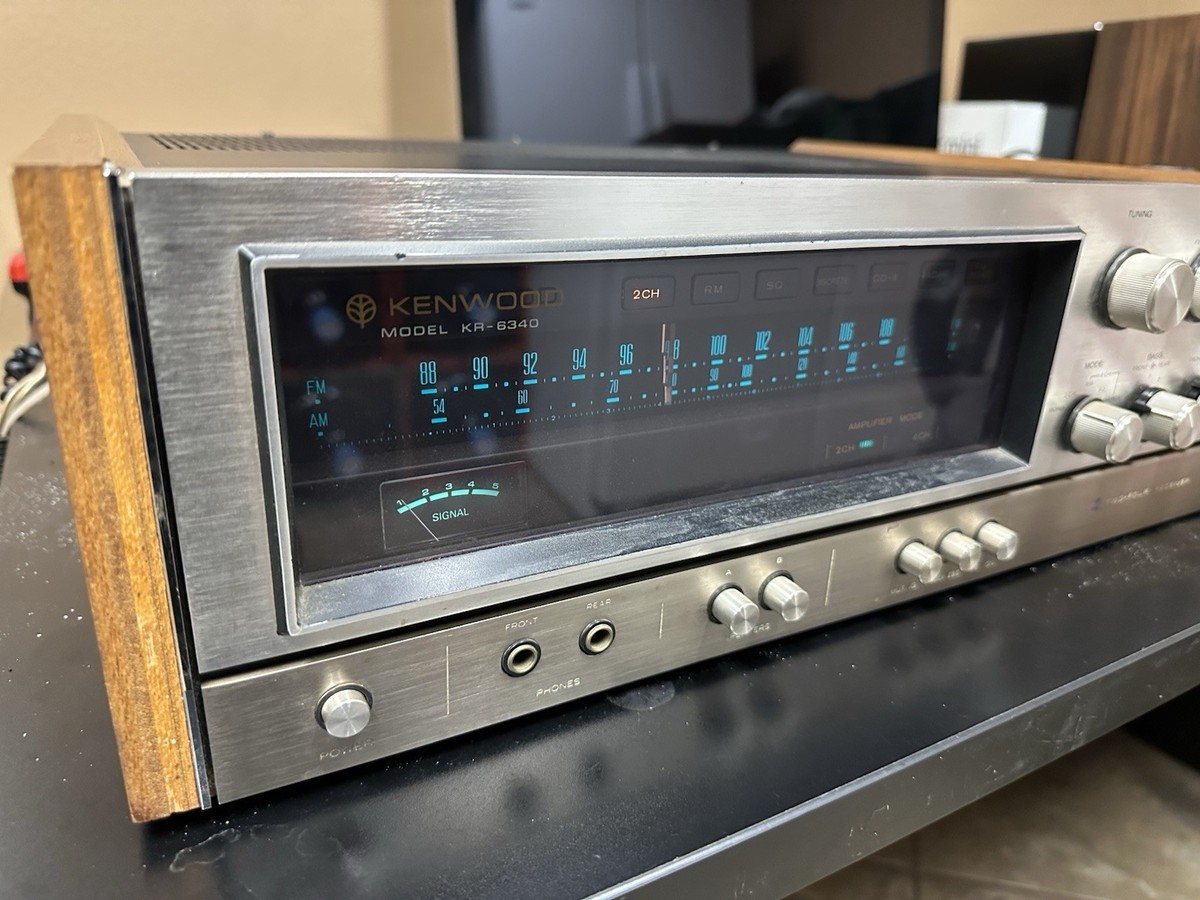 Kenwood KR-6340 Vintage AM/FM 4 Channel Receiver. | eBay