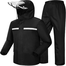 Waterproof Rain Suits Heavy Duty Raincoat Fishing Rain Gear Jacket Pants Suit