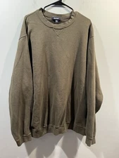 Mens KingSize Sweatshirt Size 3XL Tall Olive Green 