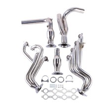 GMC-CHEVY GMT800 V8 ENGINE TRUCK-SUV STAINLESS MANIFOLD HEADER&Y-PIPE&GASKET