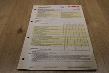 Yamaha XC125TR 4NB Inspektionsblatt ab Fg-Nr. -656302  1998 xb12818
