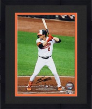 Framed Gunnar Henderson Baltimore Orioles Signed 8x10 Batting Stance Photo