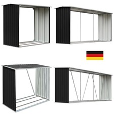 Kaminholzregal Stahl Kaminholzst&auml;nder Brennholzregal Lagerschuppen Unterstand