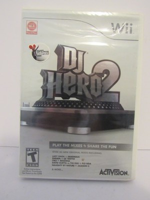 DJ Hero 2 - Nintendo Wii (2010) Brand New Sealed Activision T ESRB Wi-Fi