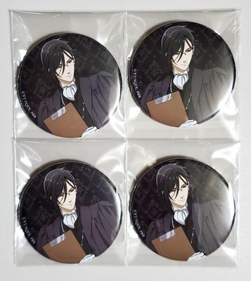 TSUTAYA Sebastian Pin Anstecker Black Butler Dormitory Edition 4er Pack versi...