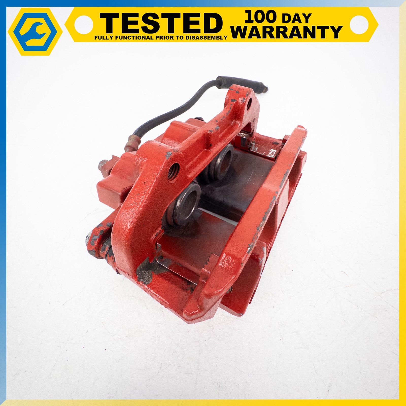 05-13 CHEVROLET CORVETTE C6 FRONT LEFT DRIVER SIDE BRAKE CALIPER RED OEM