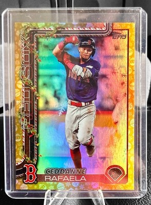 CEDDANNE RAFAELA 2025 Topps Holiday GOLD ORNAMENT Stocking Stuffer SSP /10 #H156
