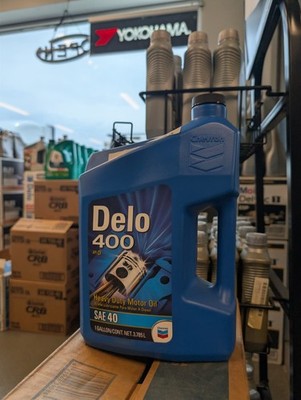 3x 1gal Case Chevron Delo 400 SAE 40 Heavy Duty Motor Oil