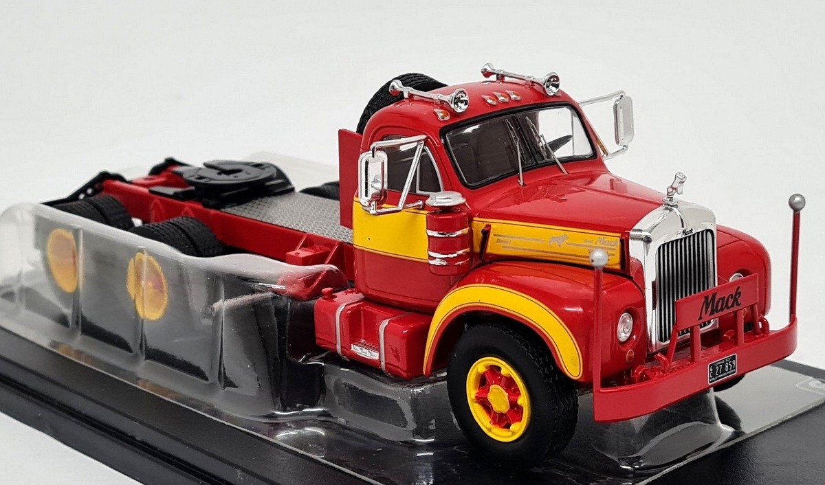 iXO 1/43 - Mack B 61 1953 Red / Yellow Diecast Scale Model Truck