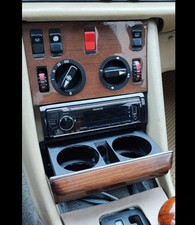 Mercedes Benz W126 C126 Cup Holder 1979-1991 S-Class replaces ashtray .