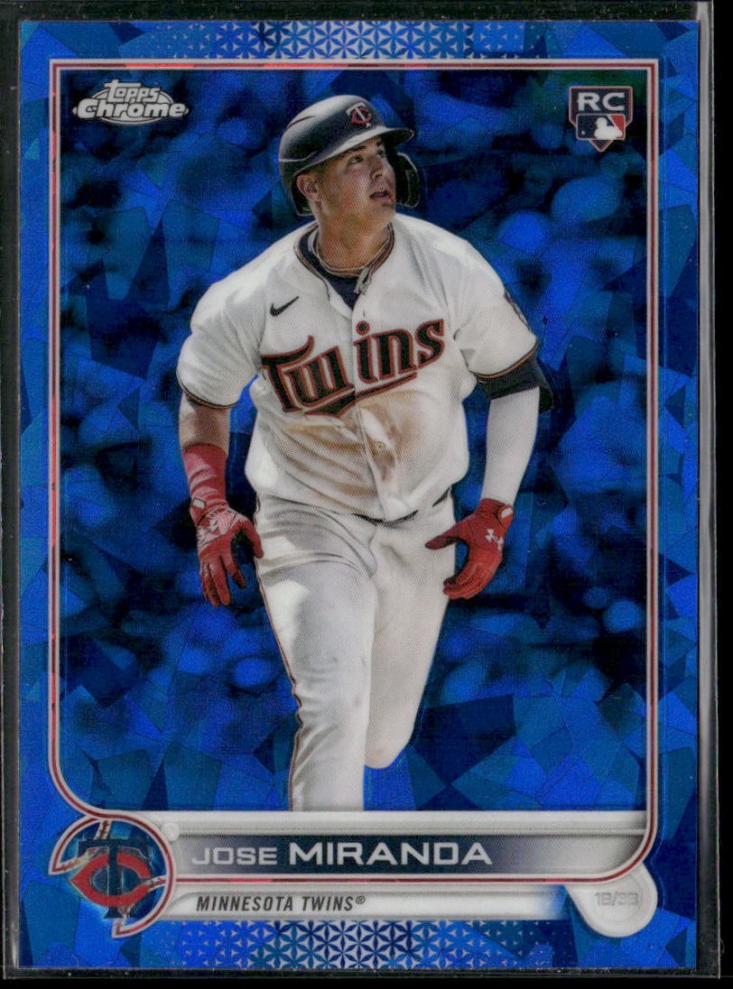 2022 Topps Chrome Update Sapphire Edition #US120 Jose Miranda Rookie RC