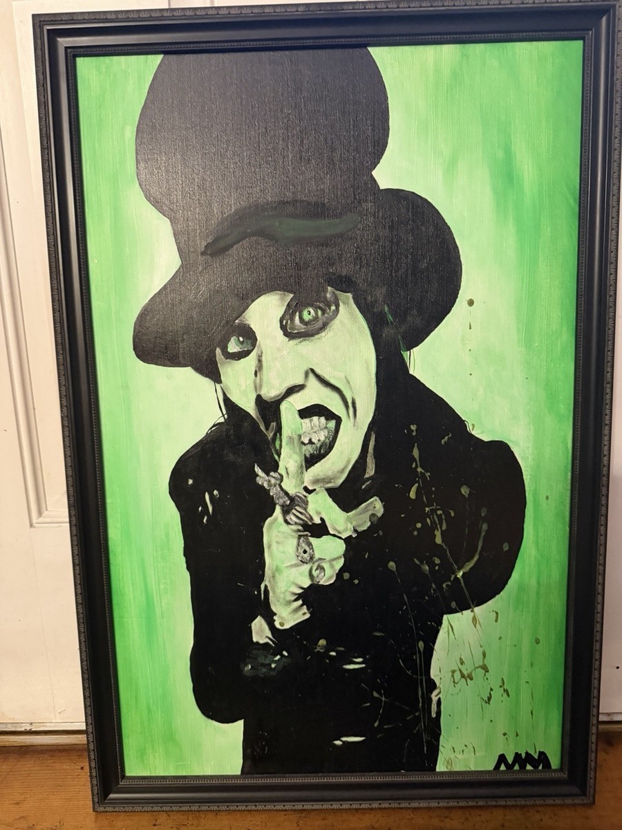 Marilyn Manson Oil Painting 30 Length 20 W