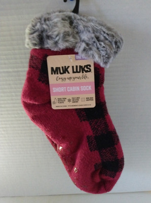 MUK LUKS Women's Original Short Cabin Socks One Size Color Choice New Tags!