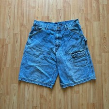 Vintage Y2K essential baggy wide legged unique pocket jorts Size 34 