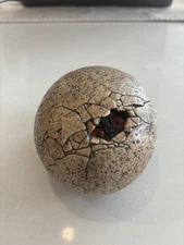 1994 Windstone Editions Baby Dragon Hatching Egg Statue Figurine 94 Pena (Pair)