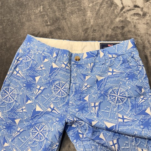Vineyard Vines 30x32 Pants Slim Fit Breaker Sailing Beach Preppy Resort Nautical - Picture 7 of 14