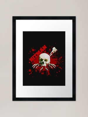 Hitman Framed Art Print Framed Wall Art Poster Canvas Print Picture