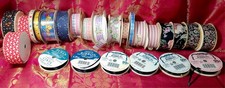 HUGE LOT of VINTAGE  RIBBON  Various Designs- Floral Hearts Misc 20+