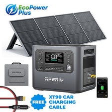 AFERIY P210 Portable Power Station 2400W 2048Wh LifePO4 + 200W Solar Panel - UK