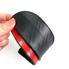 2X Carbon Fibre Black Car SUV Rear View Side Mirror Rain Visor Guard Accessories