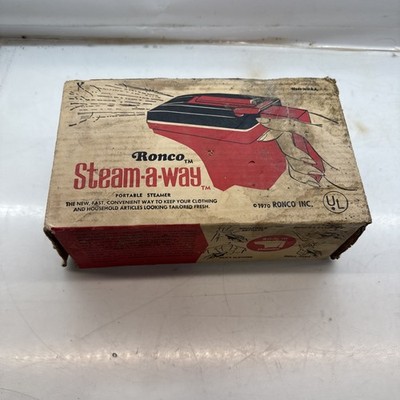 Vintage 1970 RONCO Steam-A-Way With Box & Instructions Made In U.S.A.