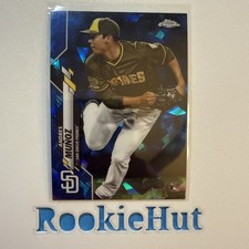 Rh1868 Andres Munoz 2020 Topps Chrome Sapphire Edition Rookie Card RC #56 Padres. rookie card picture
