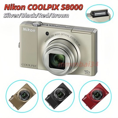 Nikon COOLPIX S8000 14.2MP 10x Optical Zoom Vintage Digital Camera