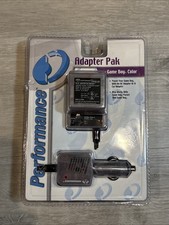 Gameboy Color AC Adapter Car Charger Pak Clear Performance Brand New Sealed