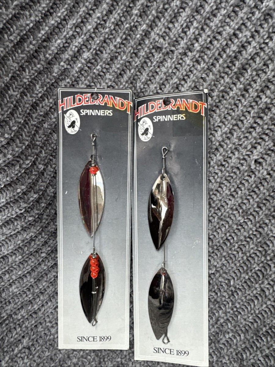 Toupies Fines Hildebrandt Vintage - Perles Rouges Nickel, Taille 4
