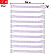 10pcs JST-XH2.54mm Pitch Connector Cable 9 Pin Female to Female 20cm