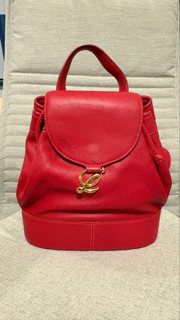 loewe leather rucksack backpack drawstring - image 1