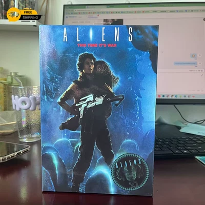 NECA Alien 2 Ellen Ripley & Newt Xenomorph Facehugger Action Figure Set