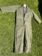 Vtg Walls Blizzard Pruf Coveralls Quilted Insulated Corduroy Collar 48 Regular