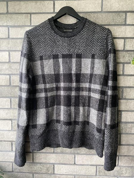 Men Banana Republic Sweater Grey Mohair 50