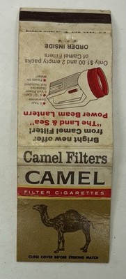 CAMEL Filter Cigarettes MATCHBOOK Cover