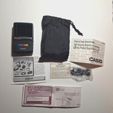 Vtg Casio EV-500B LCD Color Television Crystal Vision Tested  Comes On-Manual