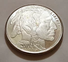 2010 Buffalo / Warrior 1 Troy Oz Silver Round • .999 Fine • X18