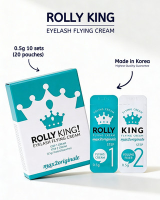 Rolly King Lash Lift Step 1&2 (10sets) Korean Professional Eyelash Lift