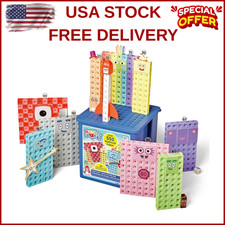 Numberblocks Heroes with Zeroes Mathlink Cubes Activity Set, Preschool Learning